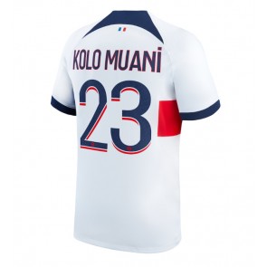 Paris Saint-Germain Randal Kolo Muani #23 Replika Udebanetrøje 2023-24 Kortærmet